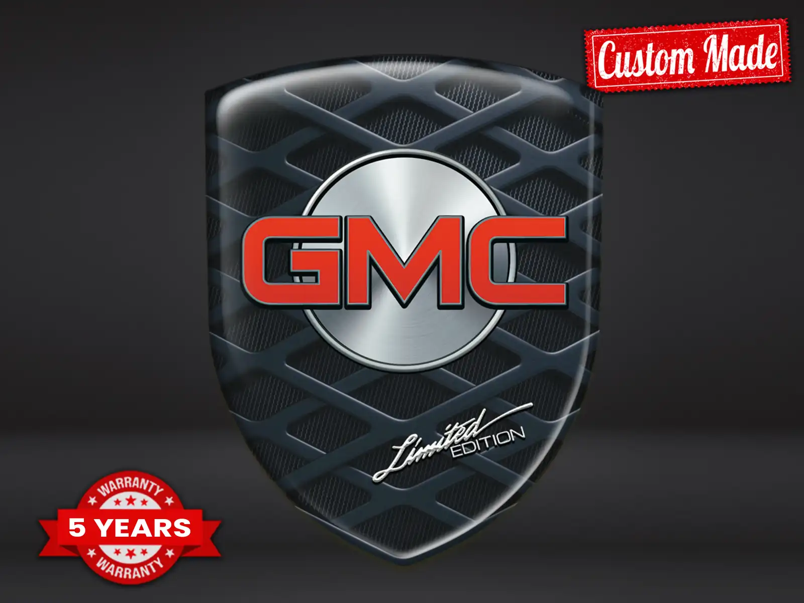 GMC Adesivi Logo Auto Max Durevoli Chic Pro Design